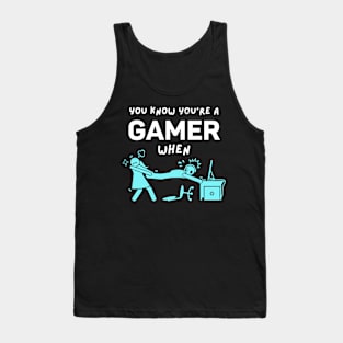 Gamer Funny Gaming Addict Video Games Geek Tank Top